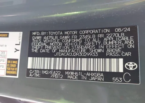 JTDACACU2R3029933